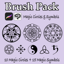 Load image into Gallery viewer, Brush Pack [Magic Circles &amp; Symbols]