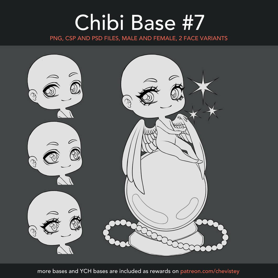 chibi anime base girl
