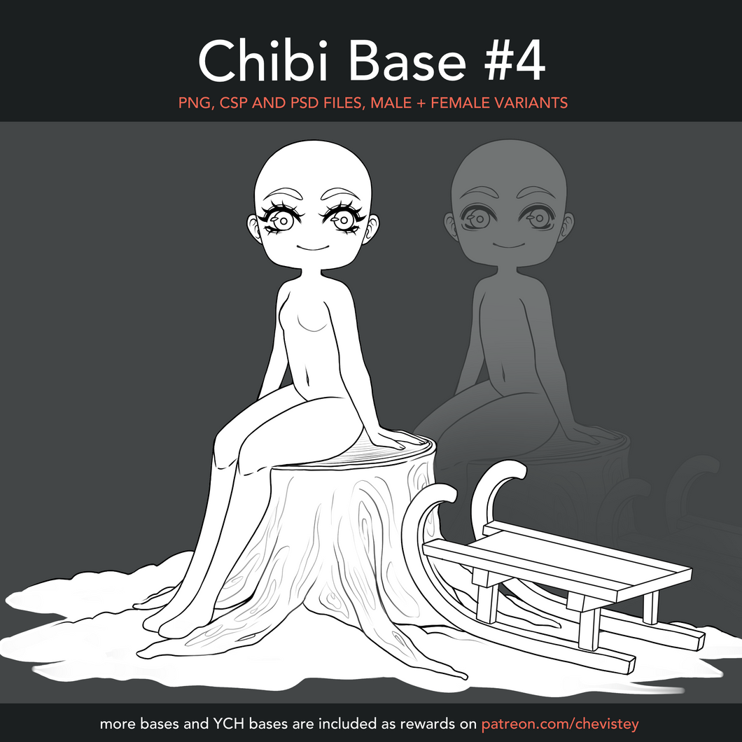 Group Chibi Base - Chibi Base Group Of 3, HD Png Download , Transparent Png  Image - PNGitem