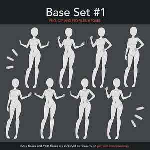 Base Set #3 [PNG, CSP, PSD]
