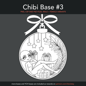 Chibi Base #3 [PNG, CSP, PSD]